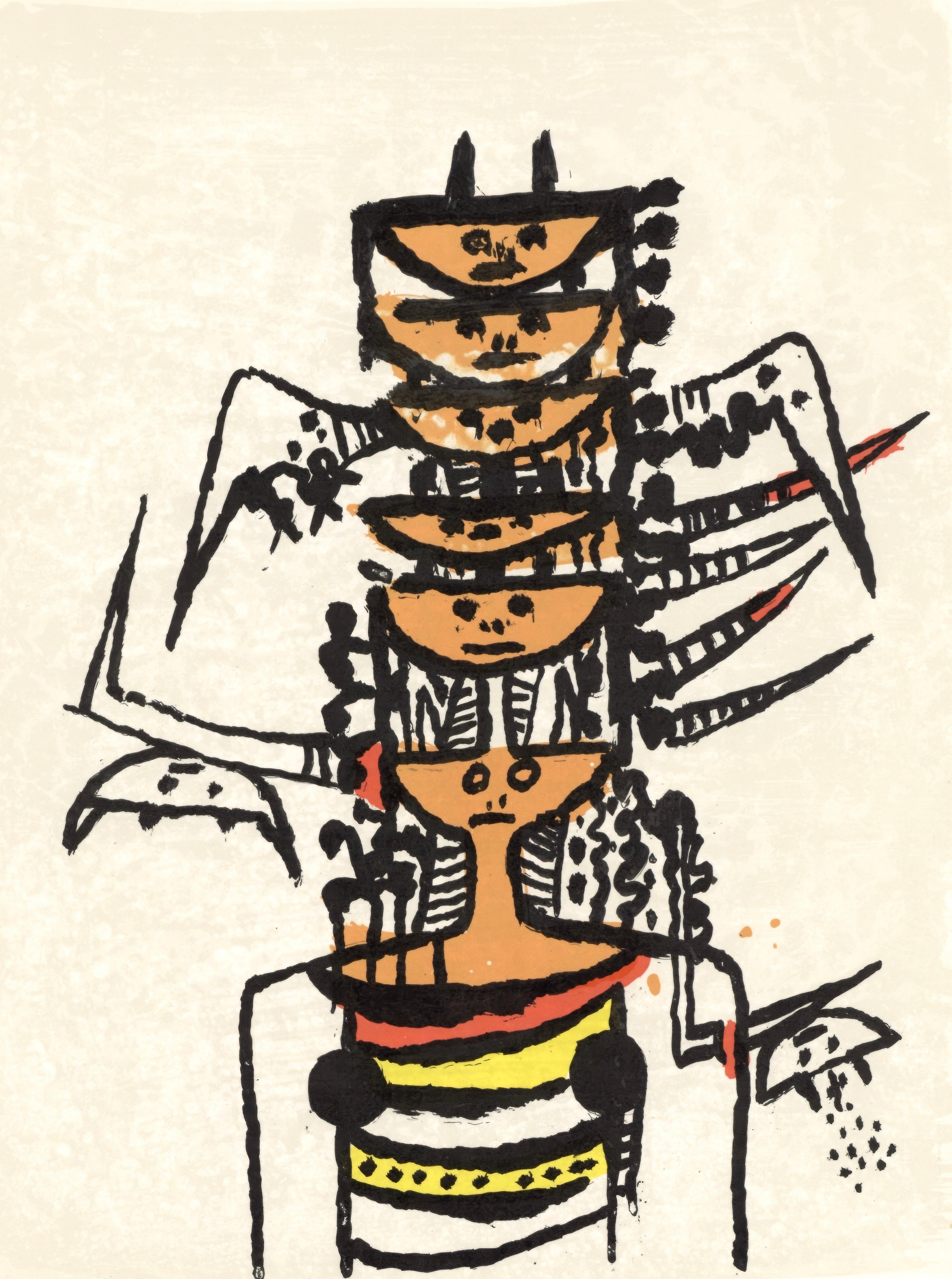 Wifredo Lam, Untitled, from Ediciones Poligrafa, 1979