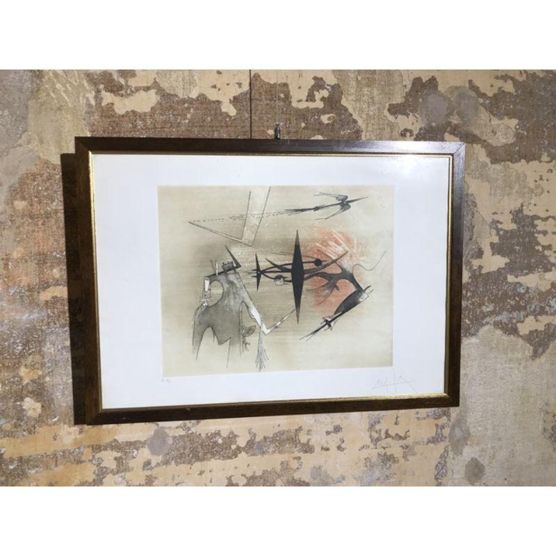 Wifredo Lam - Untitled from ”Visible Invisible” - Hand-Signed Etching, 1972 1