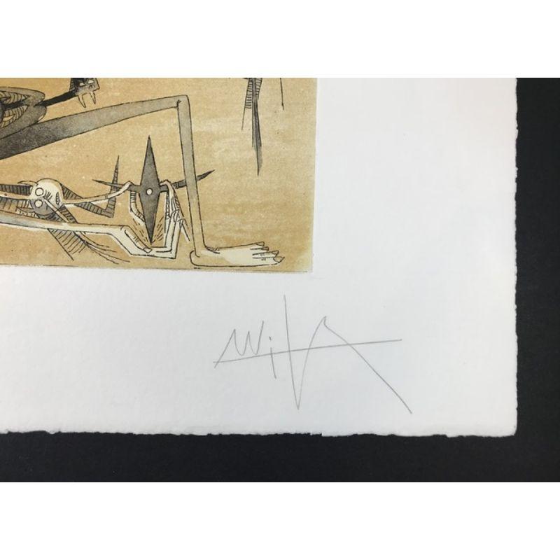 Wifredo Lam (1902 - 1982) - Visible Invisible - Hand-Signed Etching and Aquatint, 1972

Additional Information:
Material: Aquatint etching on Goya paper
Edited in 1972
Limited edition in 99 exemplars in cardinal numbers plus 11 from A to M
Current