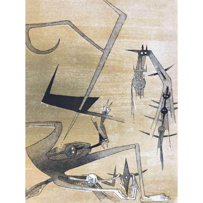 Wifredo Lam  - Visible Invisible - Hand-Signed Etching and Aquatint, 1972 2