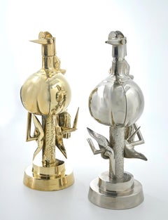Oiseau de Feu et Oiseau de Fer - Pair of Sculptures by Wifredo Lam - 1970s