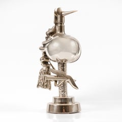 Wifredo Lam -  LOiseau de feu - Skulptur aus Nickel-Messing in limitierter Auflage von 500 Stück