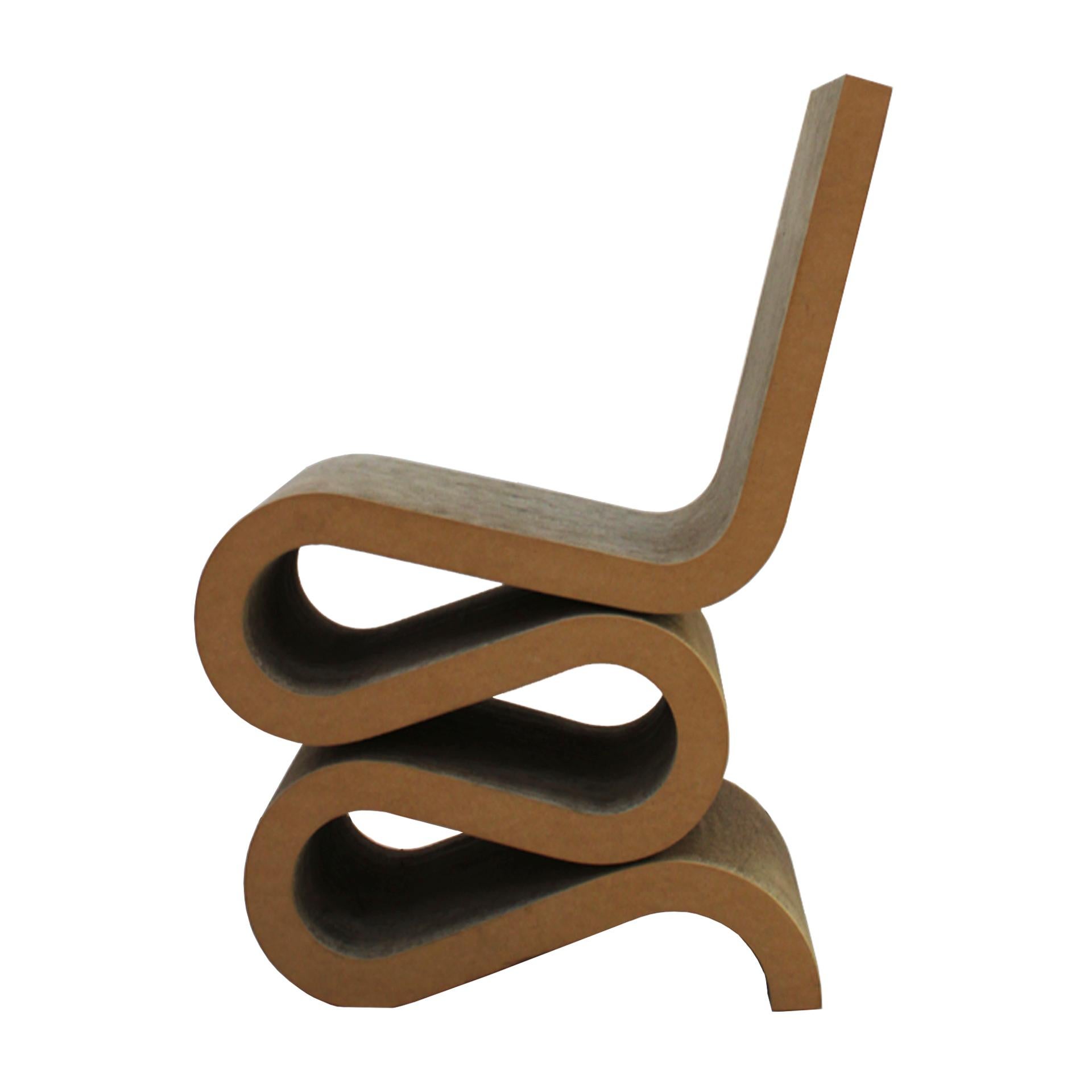 Mid-Century Modern Wiggle Side Chair Designed by Frank Gehry