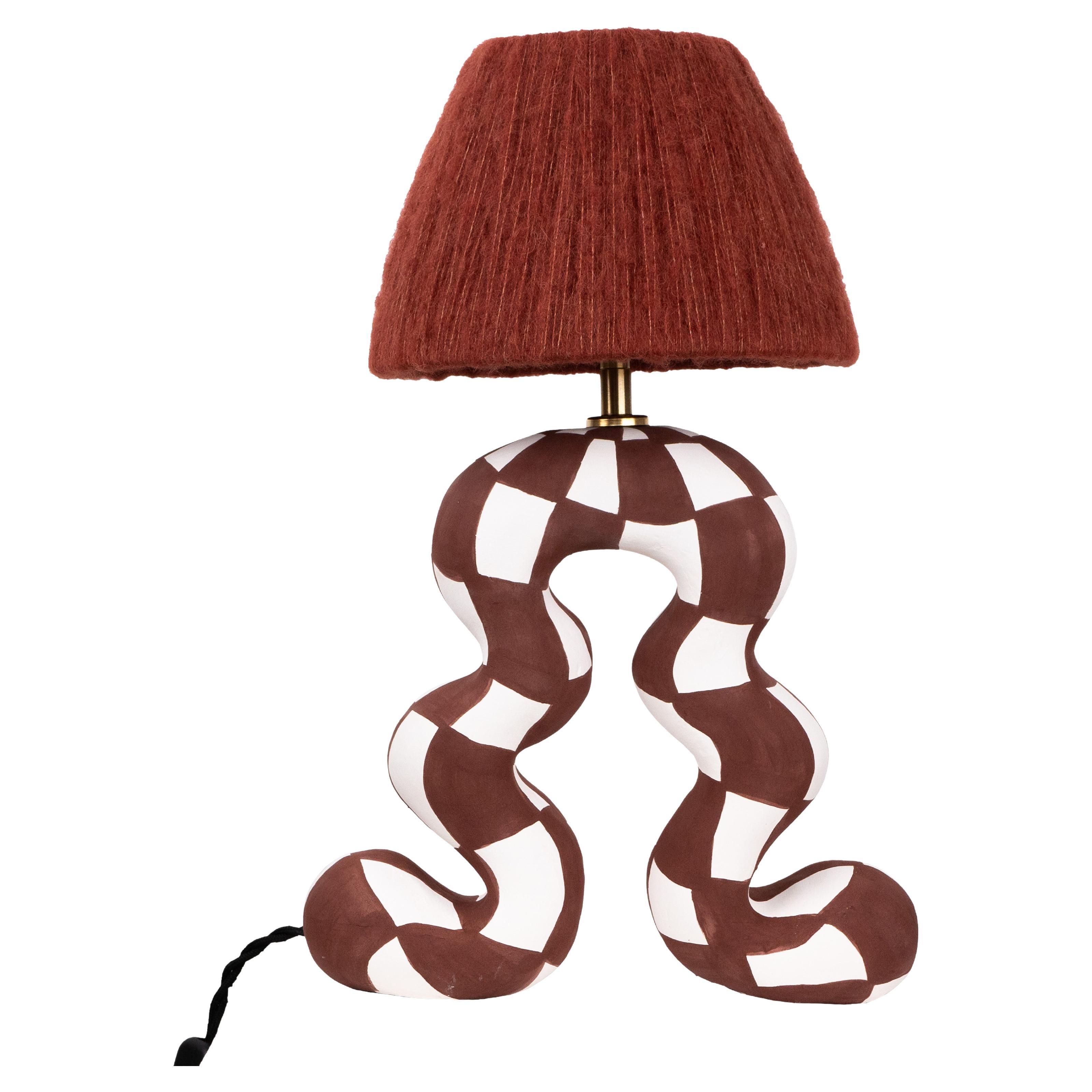 'Wiggle' Table Lamp For Sale