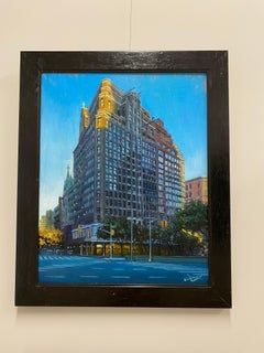 Broadway Manhattan - 21st Century contemporary realistic painting of New York