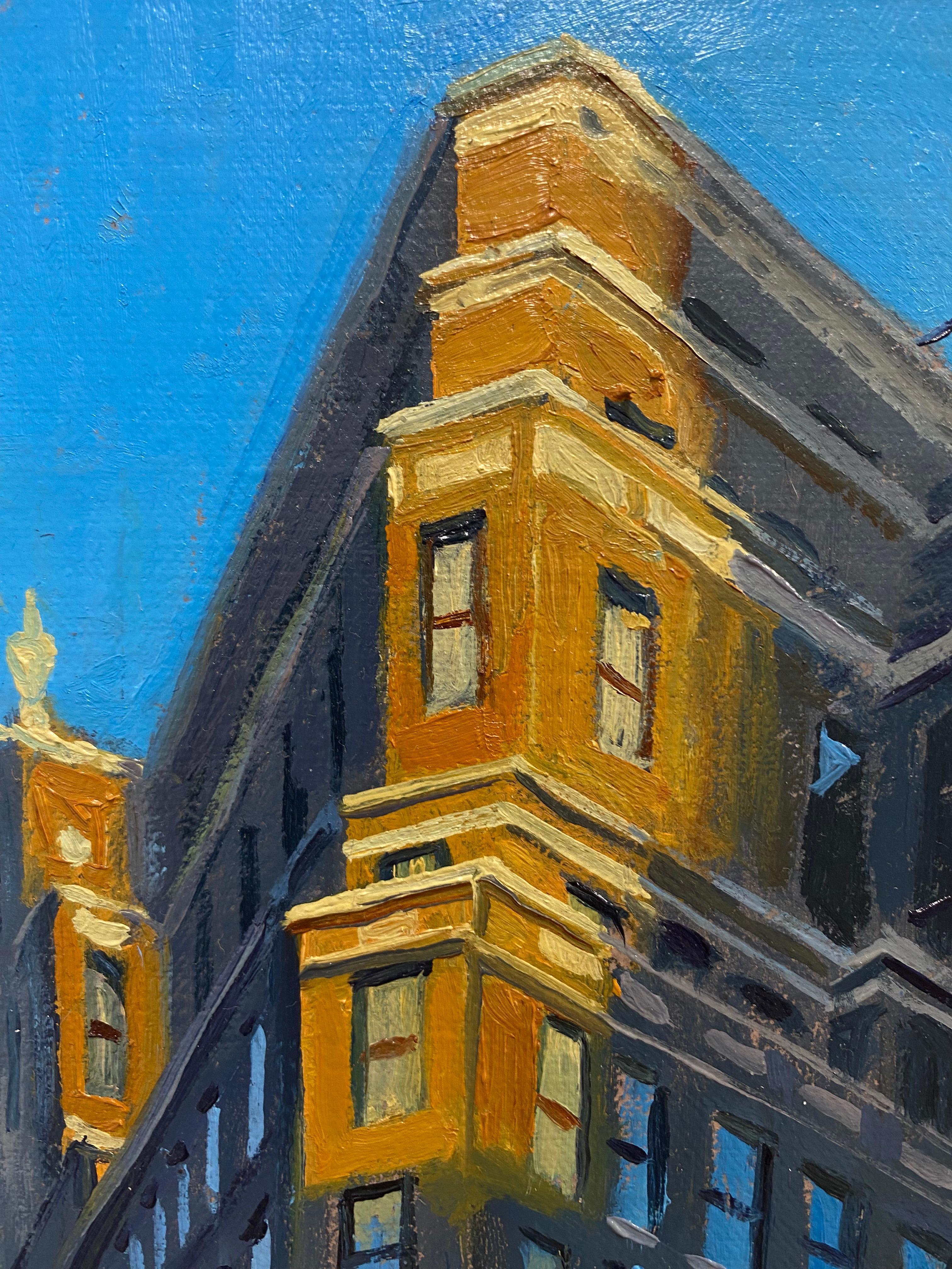 Broadway Manhattan - Zeitgenössische realistische Malerei des 21. Jahrhunderts von New York im Angebot 3
