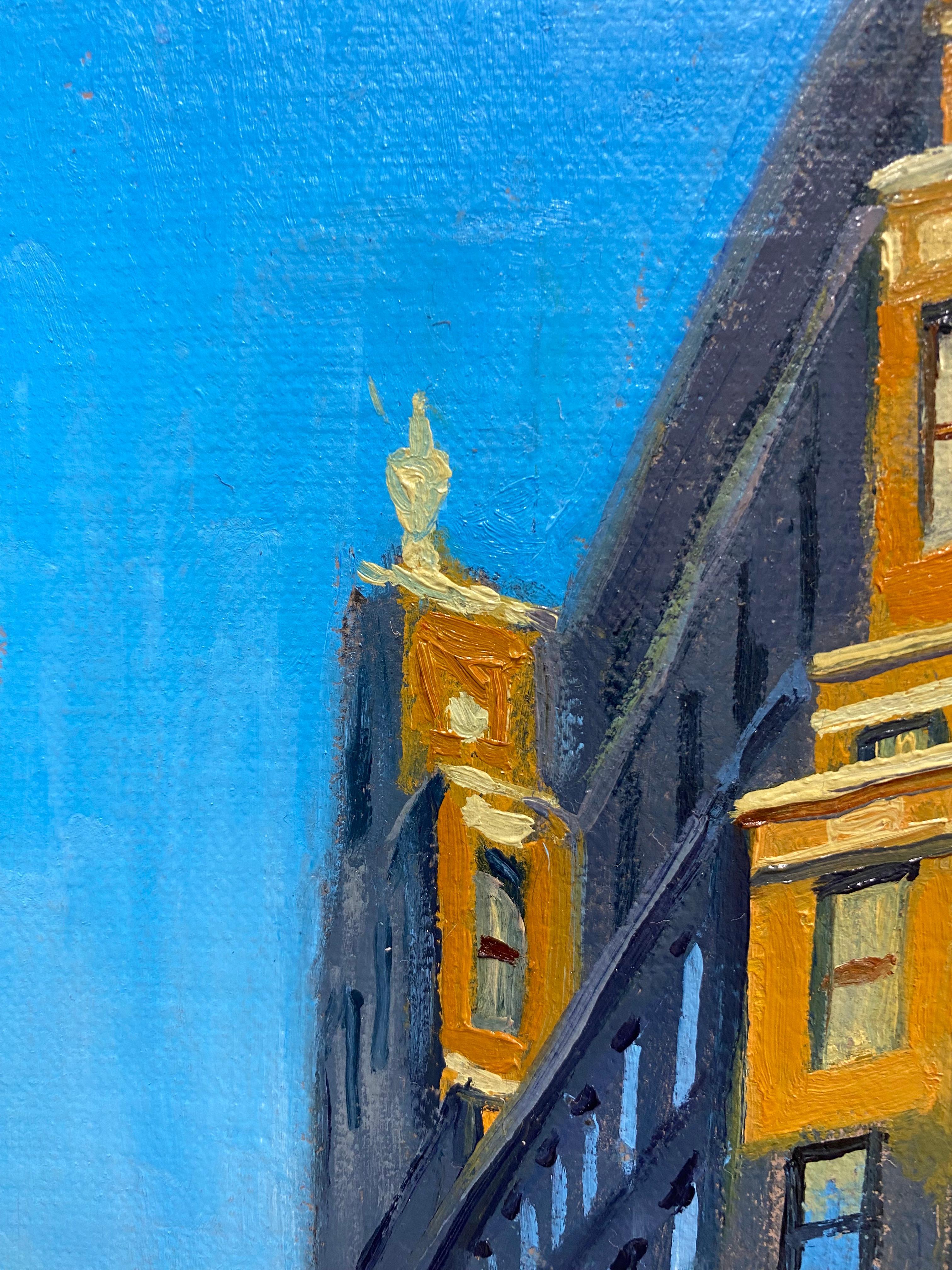 Broadway Manhattan - Zeitgenössische realistische Malerei des 21. Jahrhunderts von New York im Angebot 4
