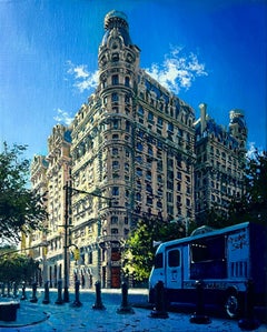 Broadway West New York - 21st Century contemporary realistic painting