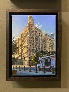 City View - 21st Century contemporary realistic painting of New York