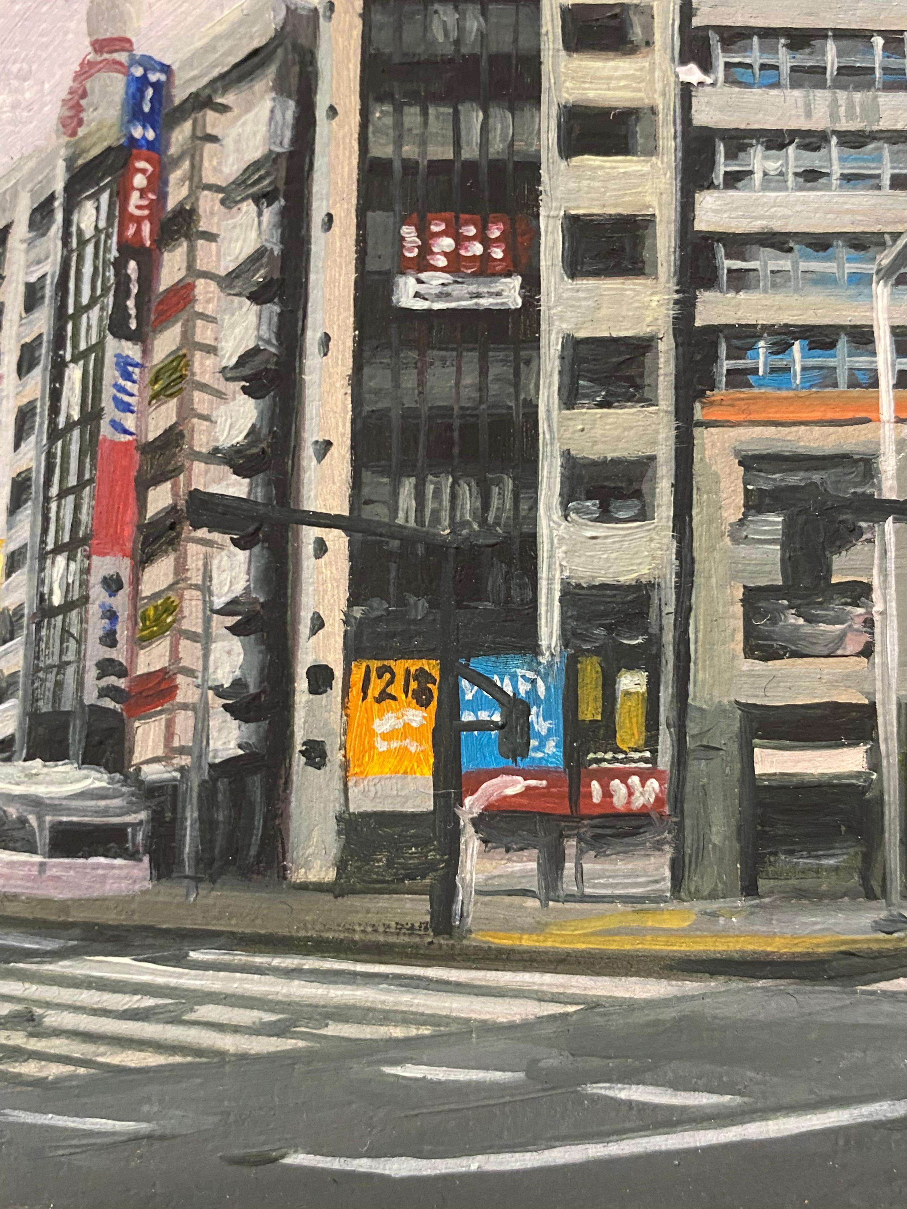 Wijnand Driessen (artista olandese)
Vista della città 1 - Tokyo
18x 13 cm (incorniciato, incluso nel prezzo 21 x 16 cm)
Pittura a olio su tela

L'artista Wijnand Driessen vive e lavora a Eindhoven ma è nato e cresciuto a Nuenen, a pochi passi dalla