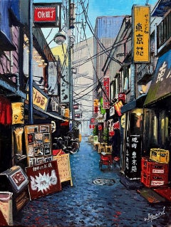 OK Okocho - 21st Century contemporary realistic painting of Tokyo