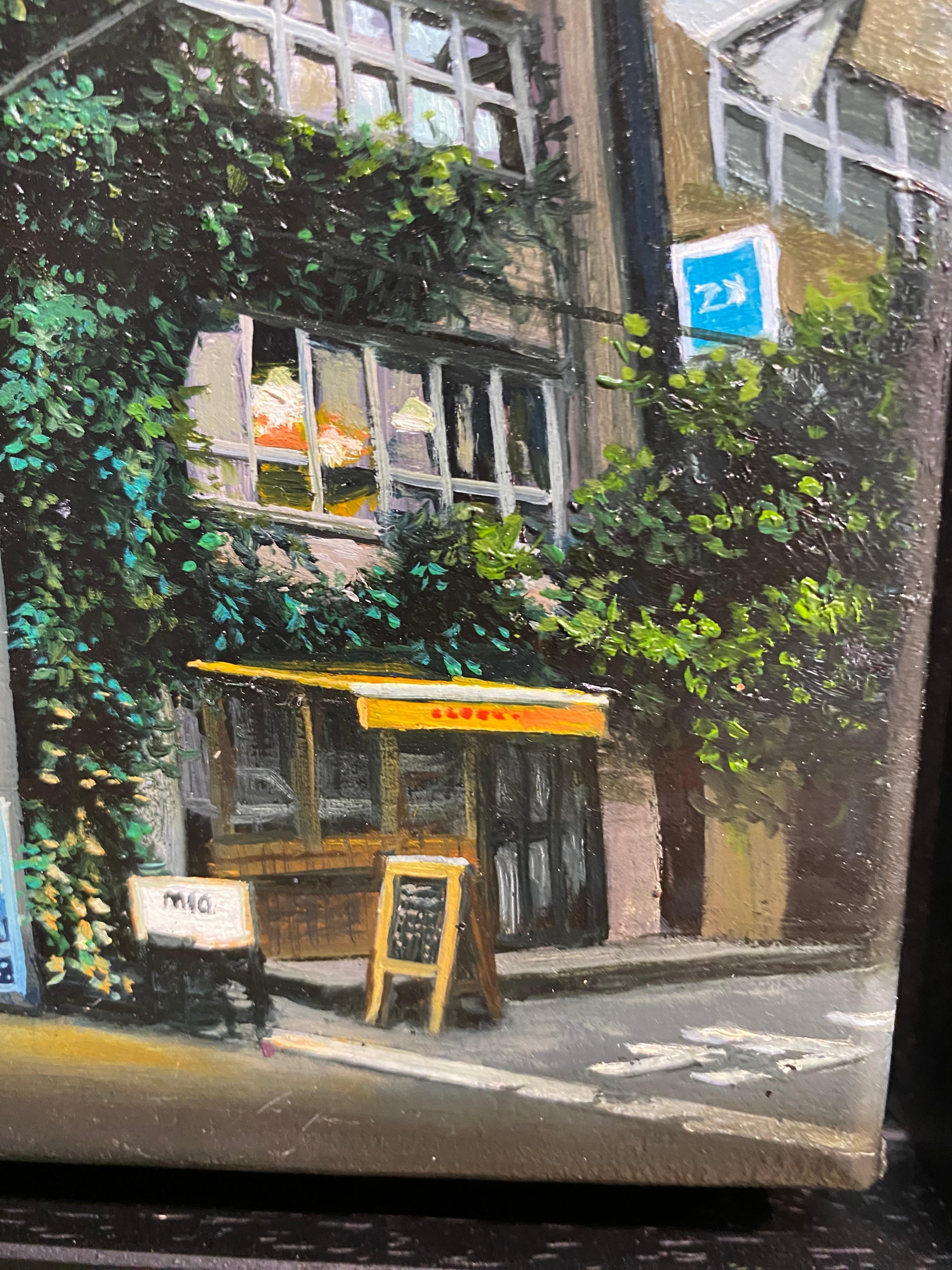 Yvy Bar in Tokio - 21. Jahrhundert zeitgenössische realistische Malerei von Tokio im Angebot 2