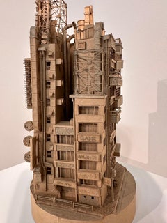 Chõme - Sculpture réaliste de paysage urbain contemporain du 21e siècle