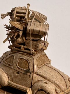 New Horizon - 21st Century Contemporary Realistic Cardboard Sculpture