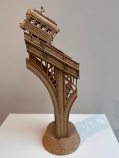 Tram Line - 21st Century Contemporary Realistic City Scape Sculpture