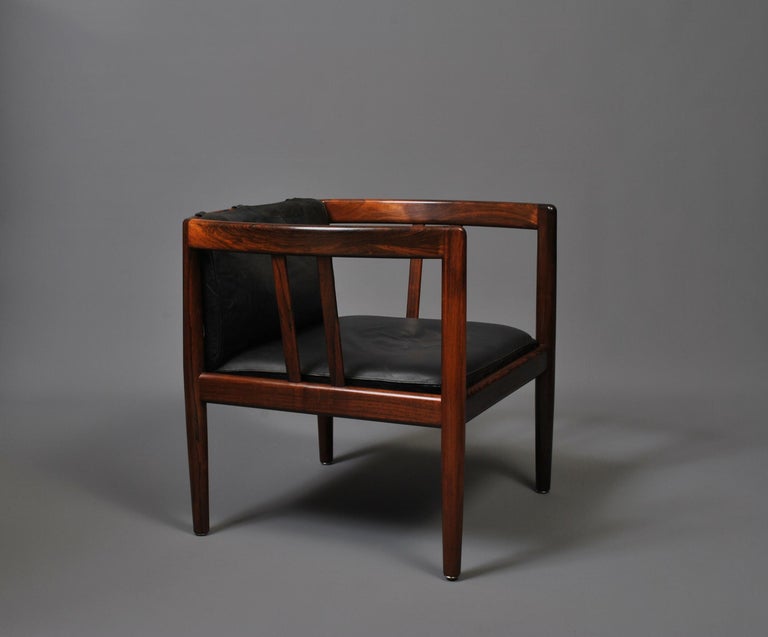 Wikkelso Holger Christiansen Lounge Chair & Ottoman 2