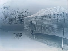 KACPER E HILTON 2 - Pittura ad olio moderna ed espressiva, paesaggio urbano, ritratto maschile