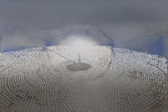 Solar Power Plant - Modern Energetic Painting, Lightness, Cityscape, Light 