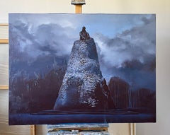 Il Monumento a Taras Shevchenko a Charkiv, Ucraina -  Pittura ad olio espressiva