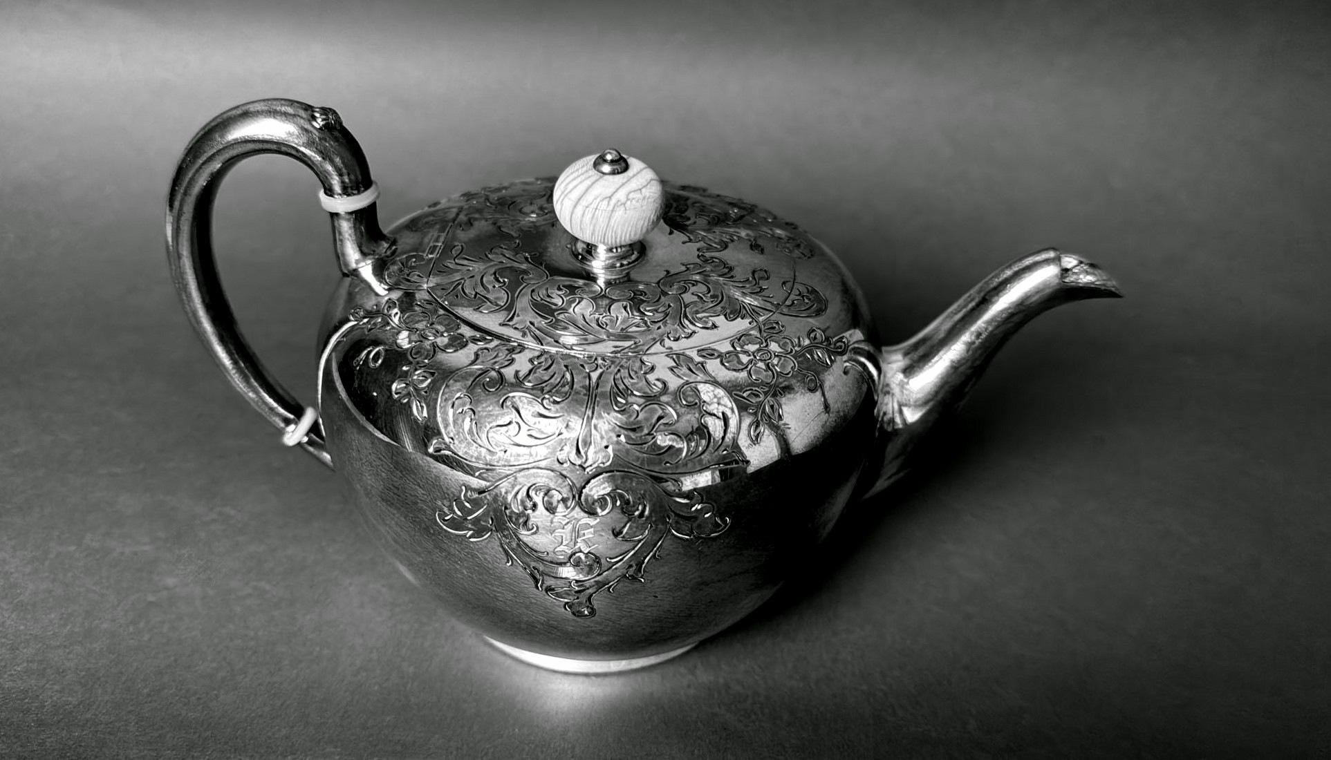 Wilcox Co. American Tea Service In Britannia Metal 3 Pieces 1