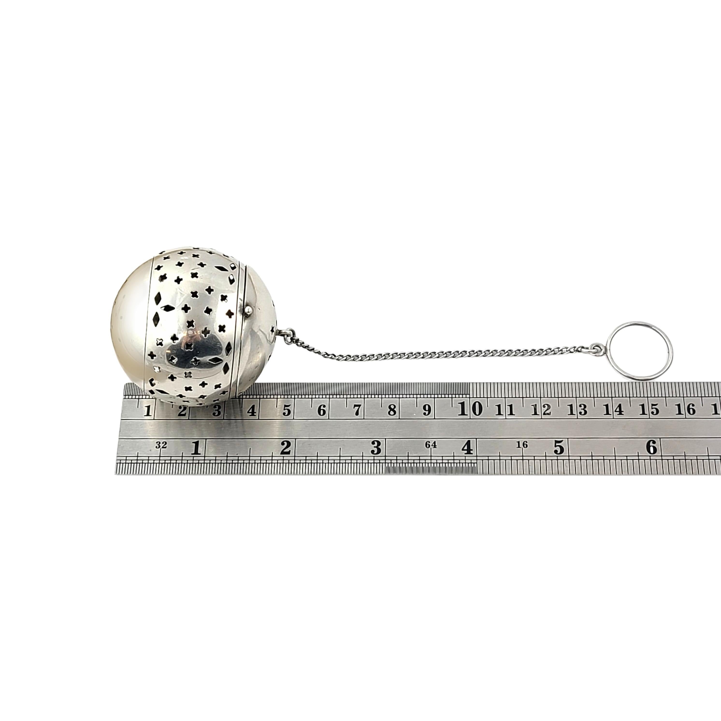 Wilcox Silver Plate Company Sterling Silver Tea Ball Infuser 5