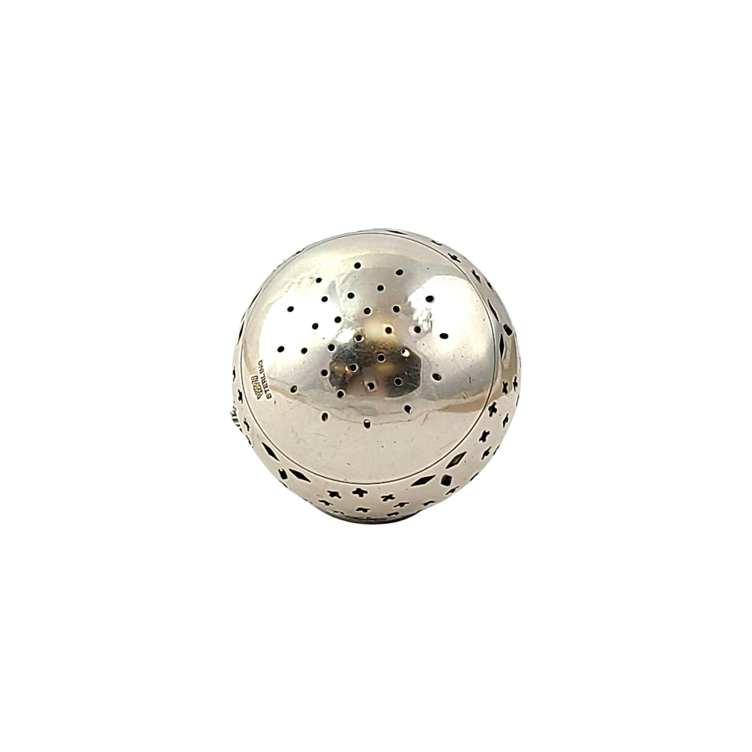 sterling silver tea infuser