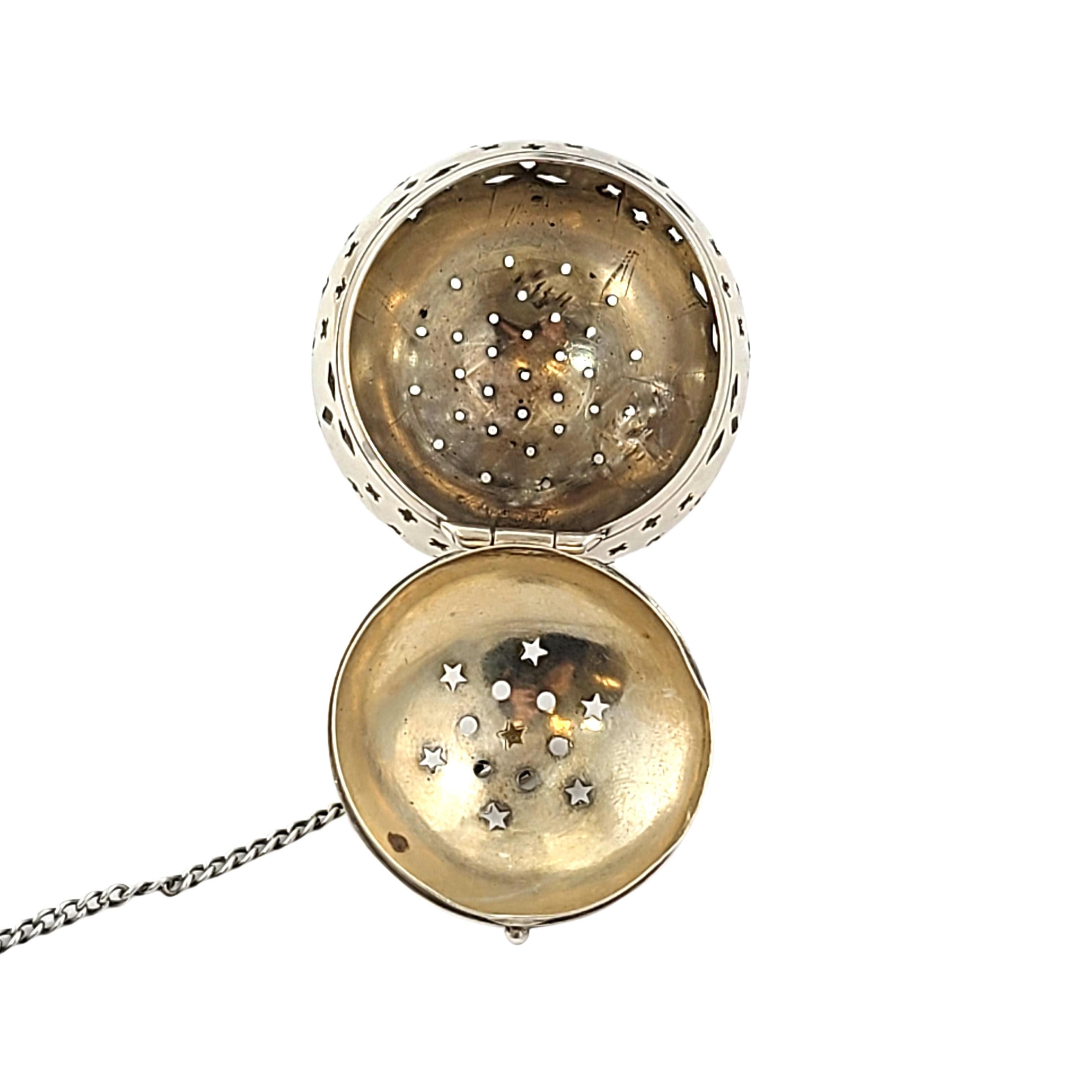 Wilcox Silver Plate Company Sterling Silver Tea Ball Infuser 2