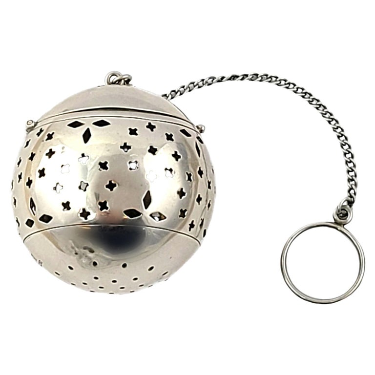 Wilcox Silver Plate Company Sterling Silver Tea Ball Infuser at 1stDibs