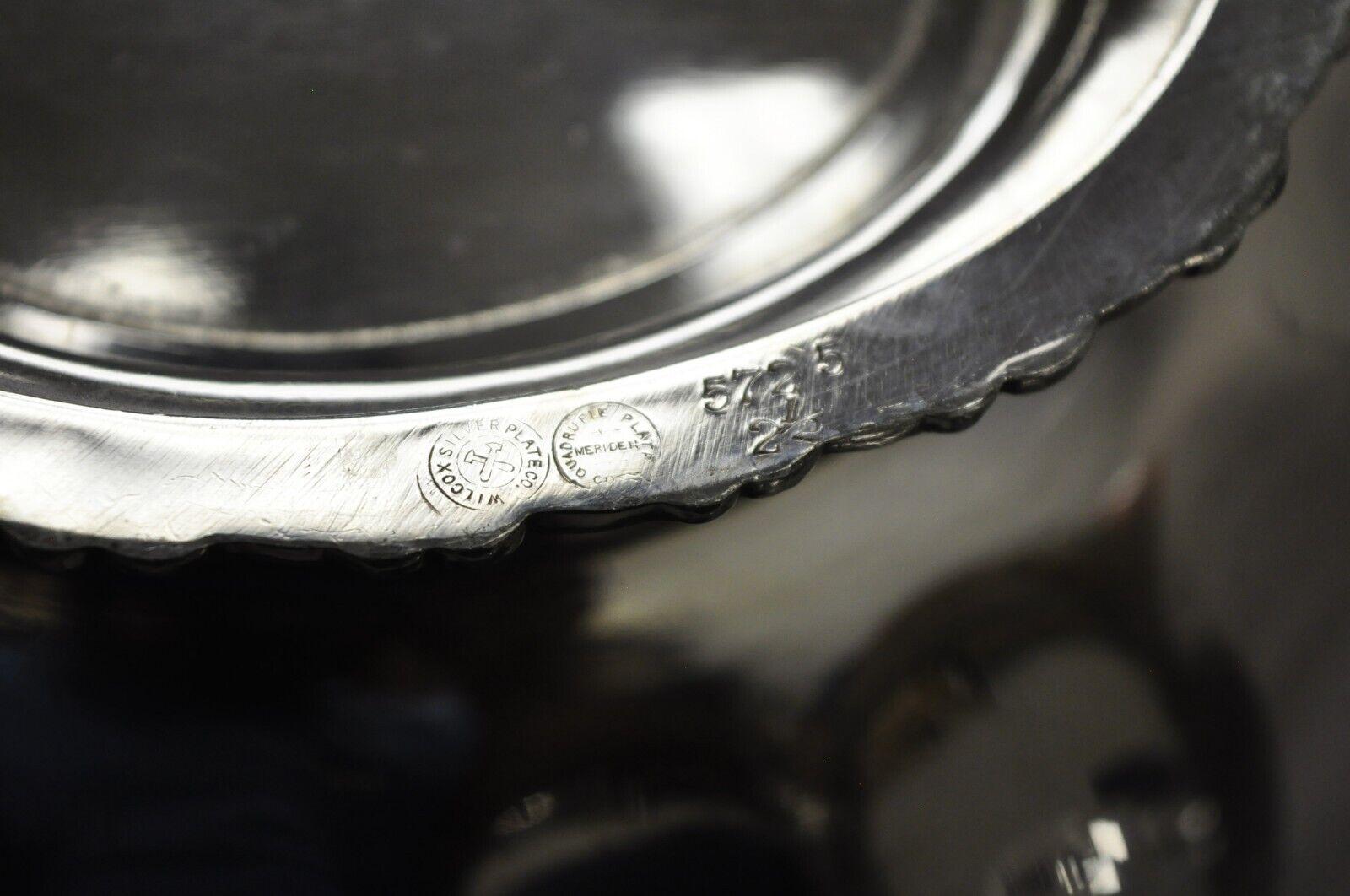 Wilcox Silver Plate Co versilbert viktorianischen Deckel Suppe Terrine Schüssel B Monogramm im Angebot 4