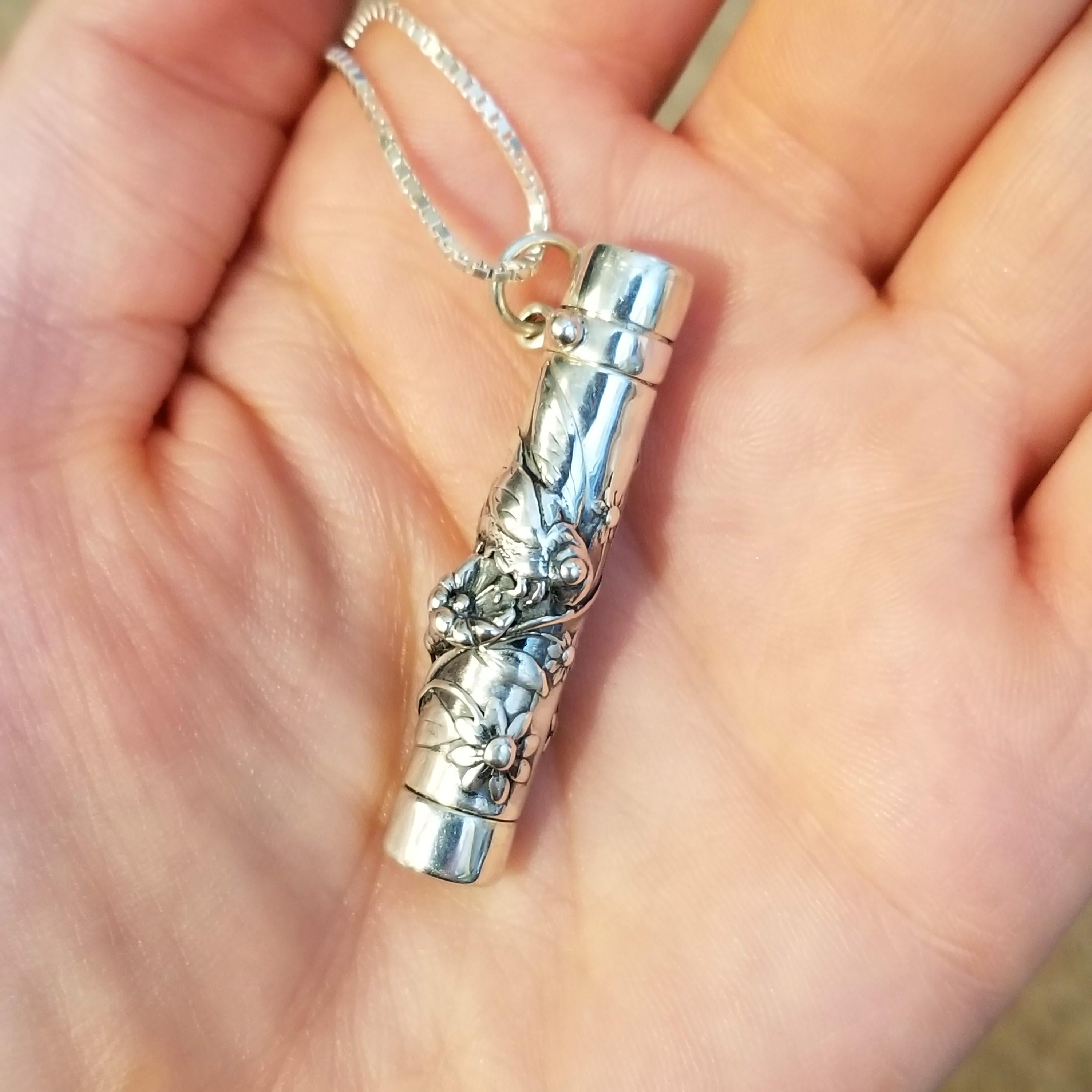 Women's or Men's Wild Bee Kaleidoscope Necklace, Handcrafted in USA
