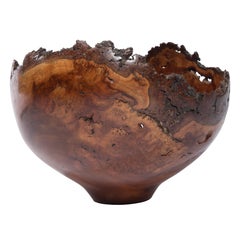 Wild Cherry Burl Bowl by Charles Hutson, circa 1980s