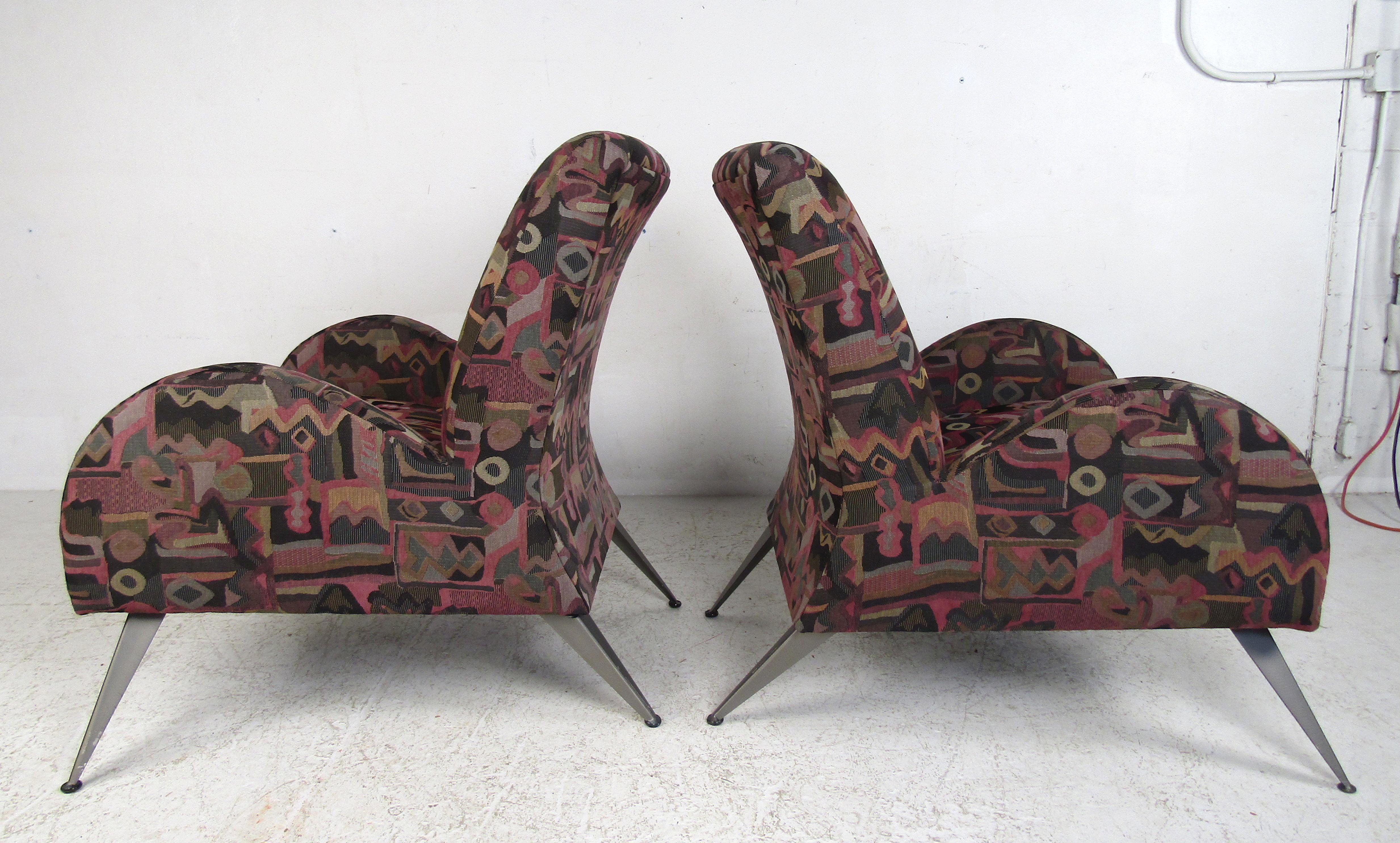 Wild Contemporary Italian Modern Lounge Chairs In Good Condition In Brooklyn, NY