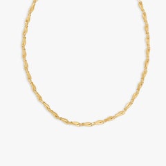 Wild Flower Choker Necklace in 14K Gold Plated Sterling Silver