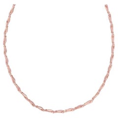 Wild Flower Choker Necklace in 14K Rose Gold Plated Sterling Silver