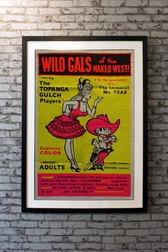 Wild Gals of the Naked West, 1962 Poster