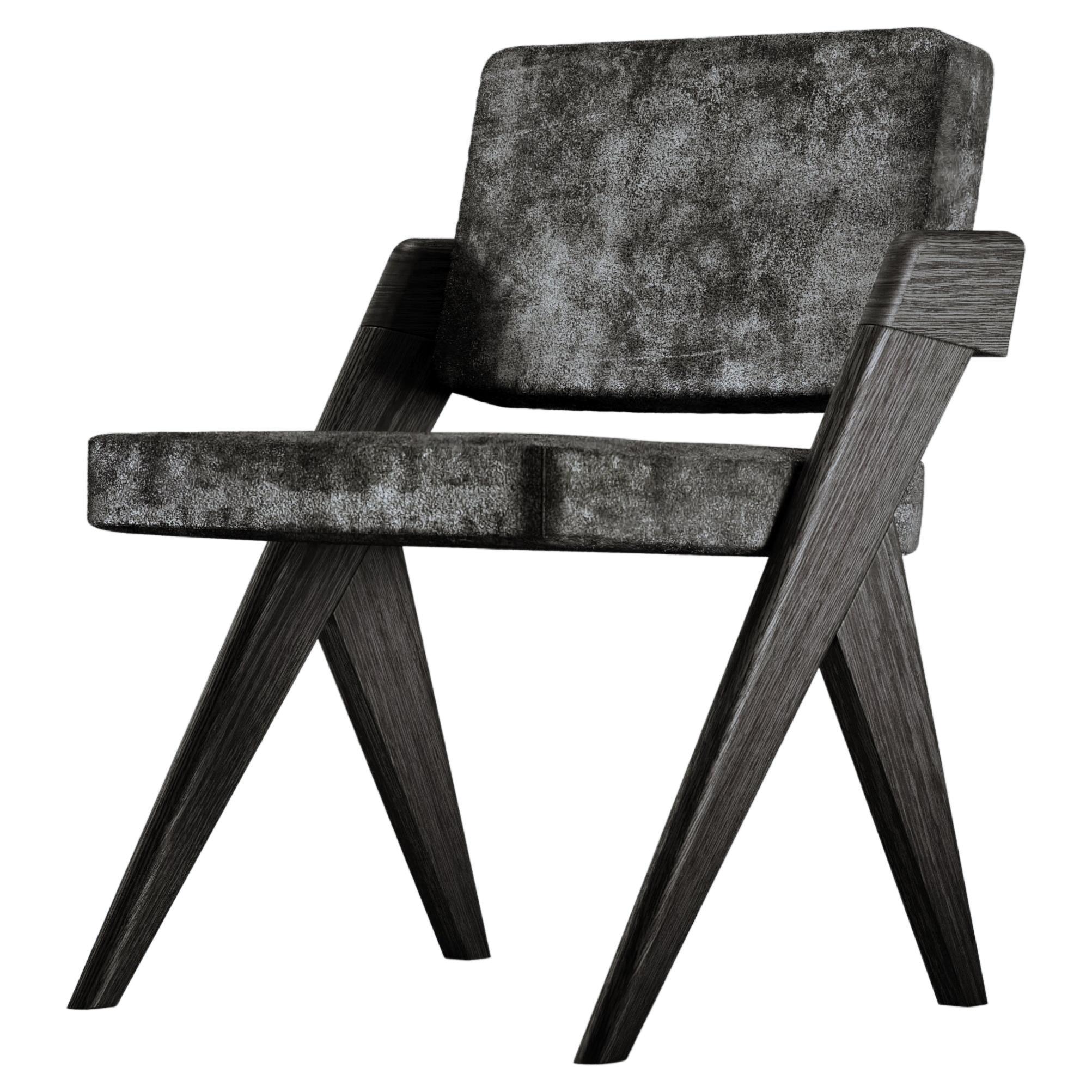 Wild Leather Souvenir Chair by Gio Pagani