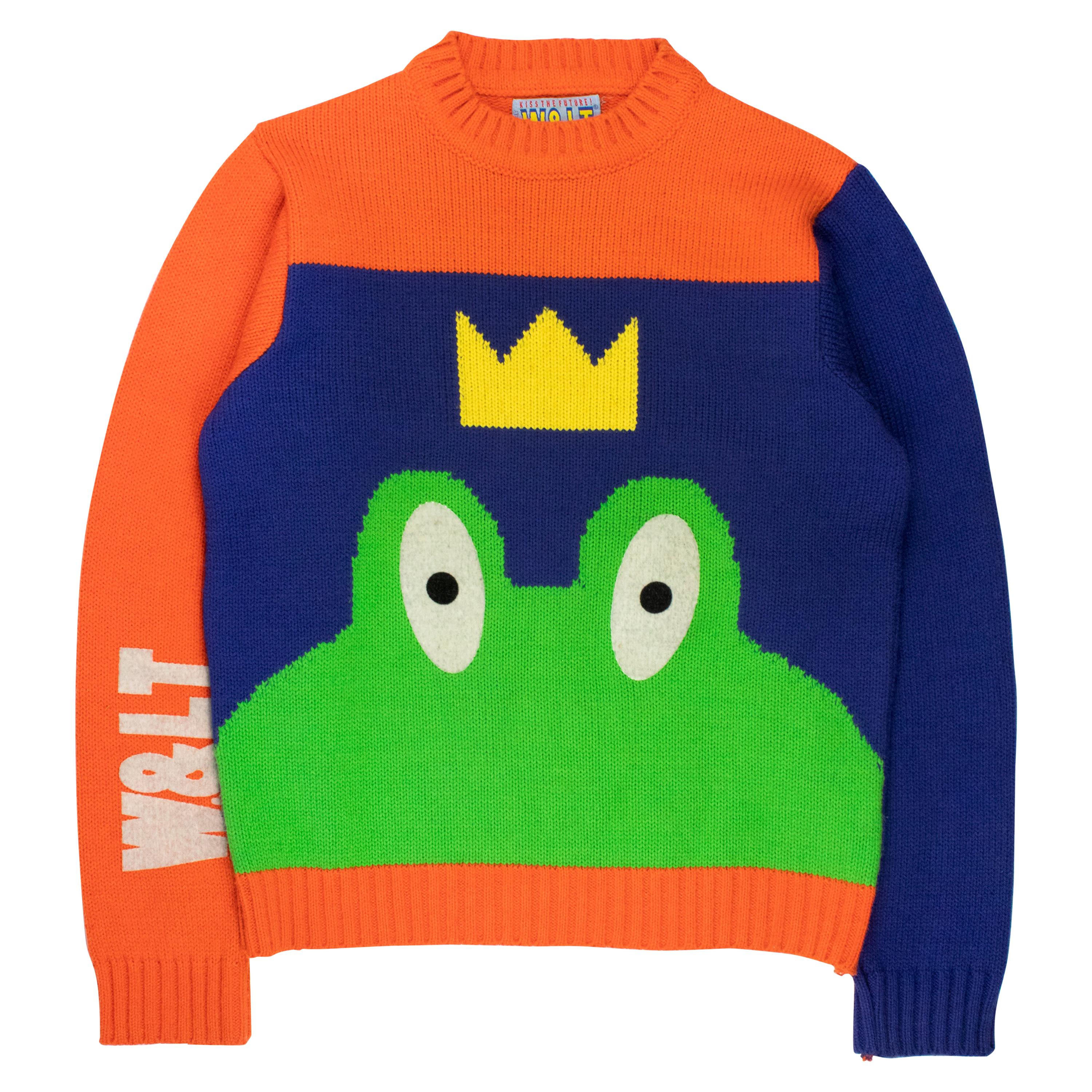Wild & Lethal Trash AW1996 Frog Sweater