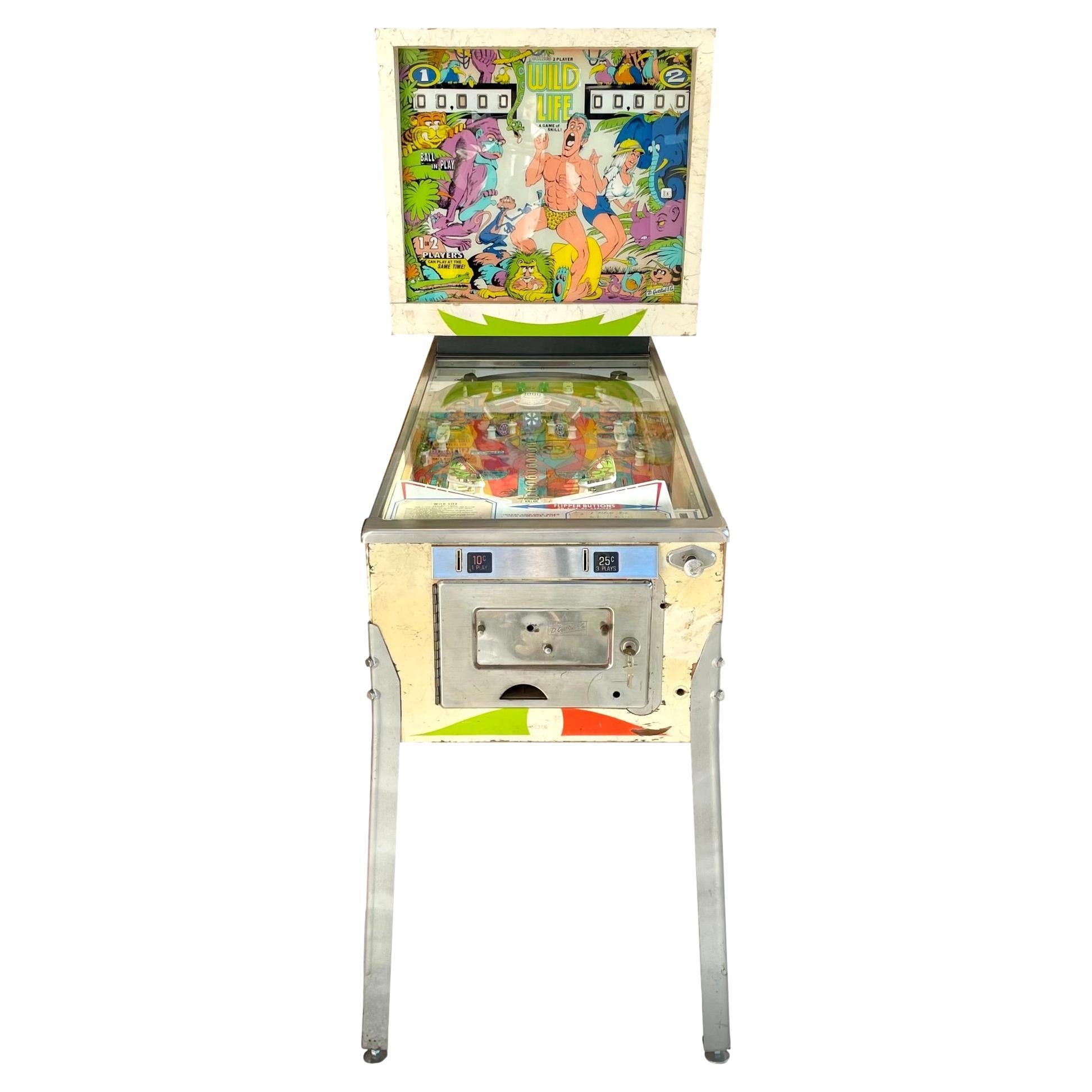Wild Life Pinball Arcade Game, 1972 USA For Sale