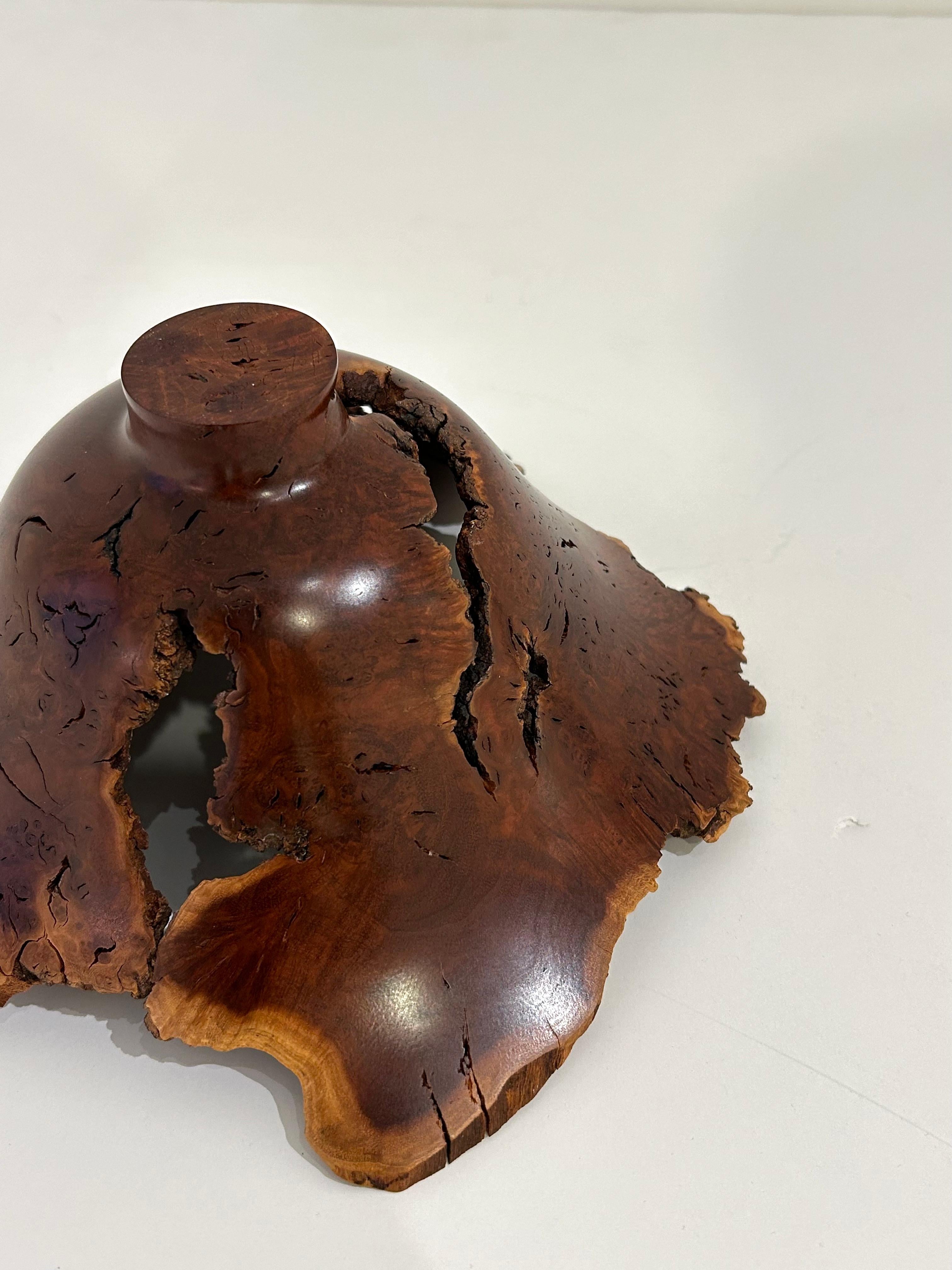 Wild Lilac Live Edge Bowl by Hap Sakwa For Sale 6