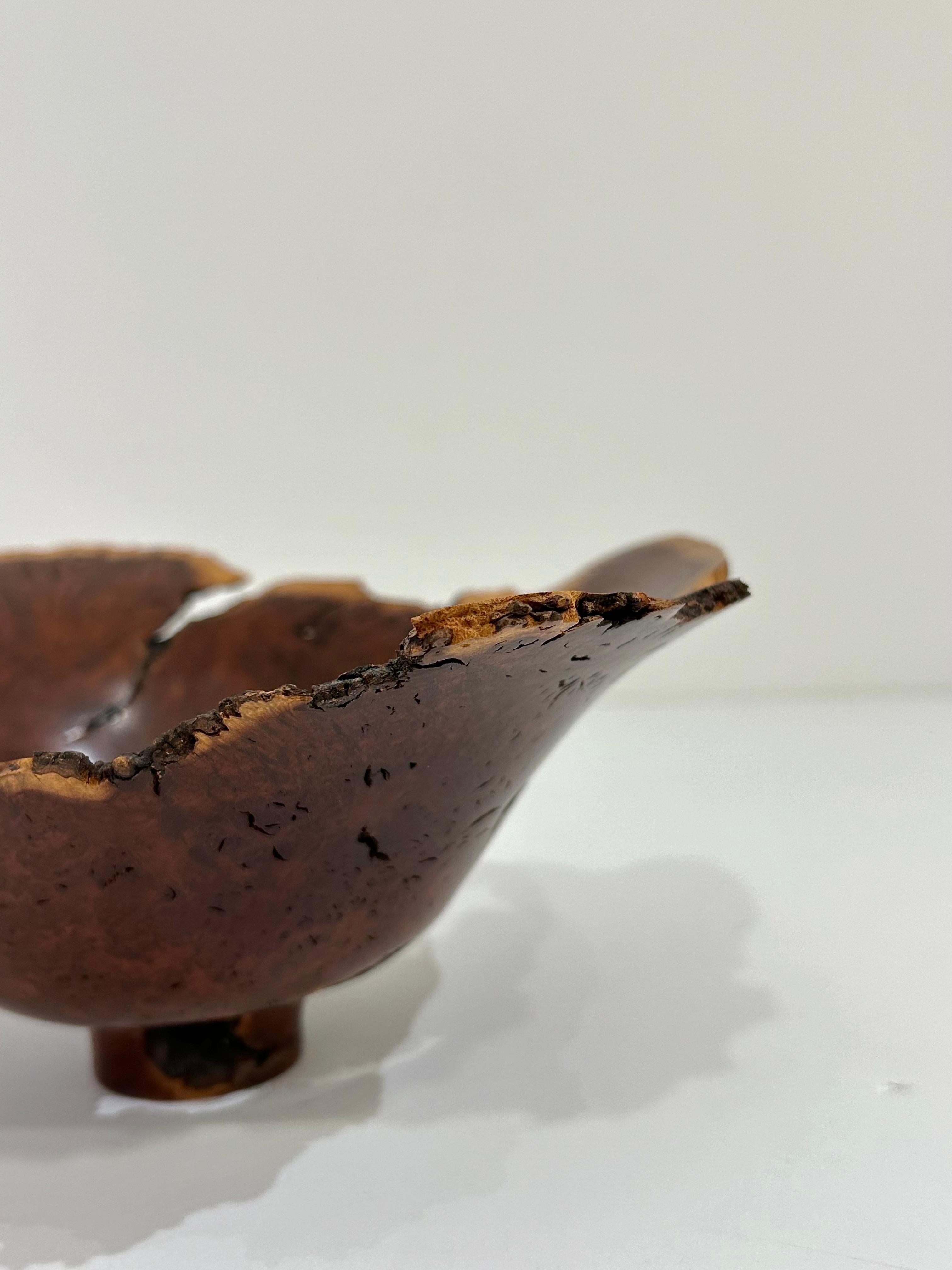 Wild Lilac Live Edge Bowl by Hap Sakwa For Sale 1
