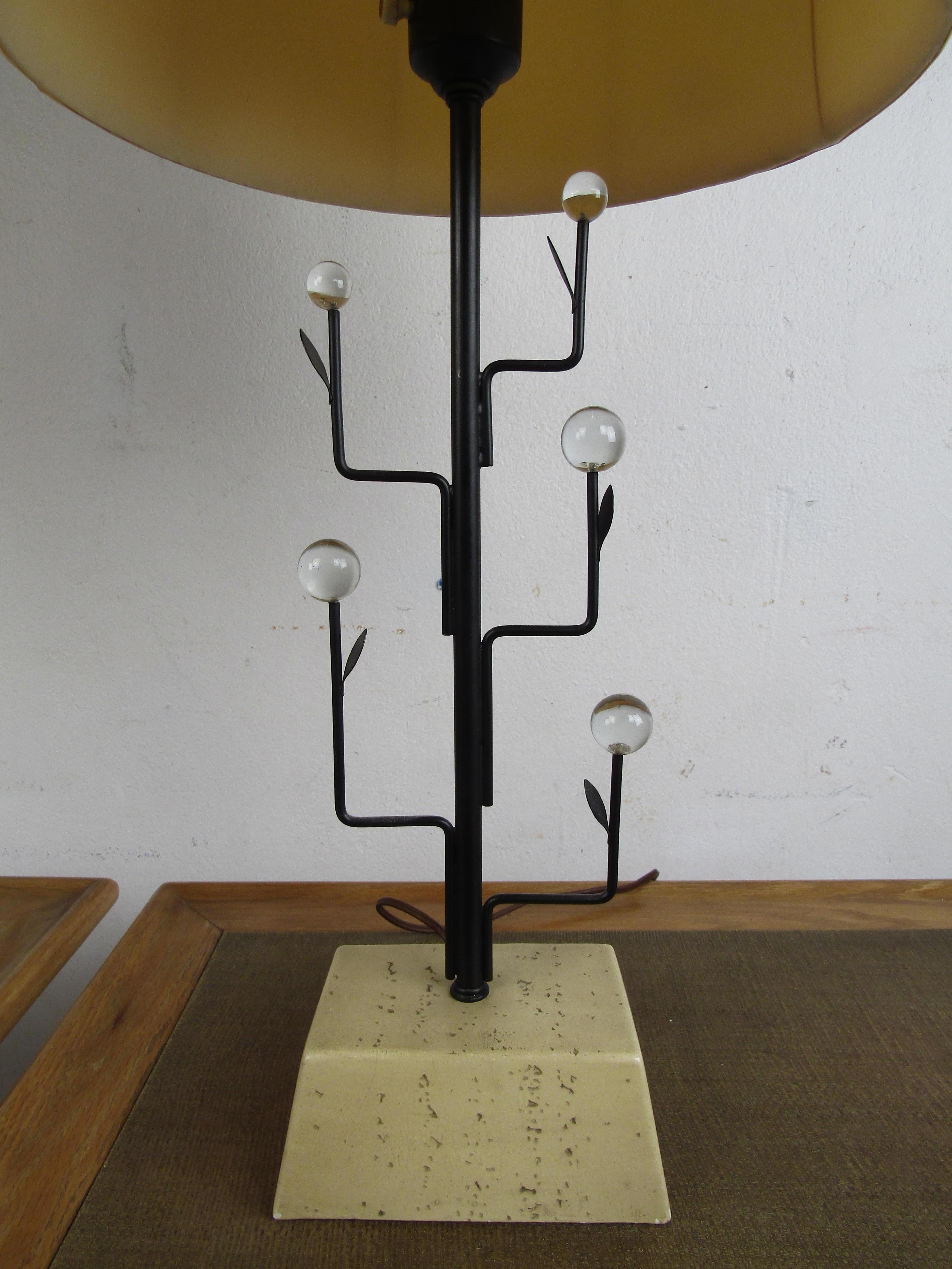Late 20th Century Wild Pair of Mid-Century Modern Table Lamps