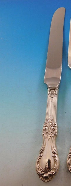 Wild Rose by International Sterling Silver 8 Luncheon Knives Special Listing