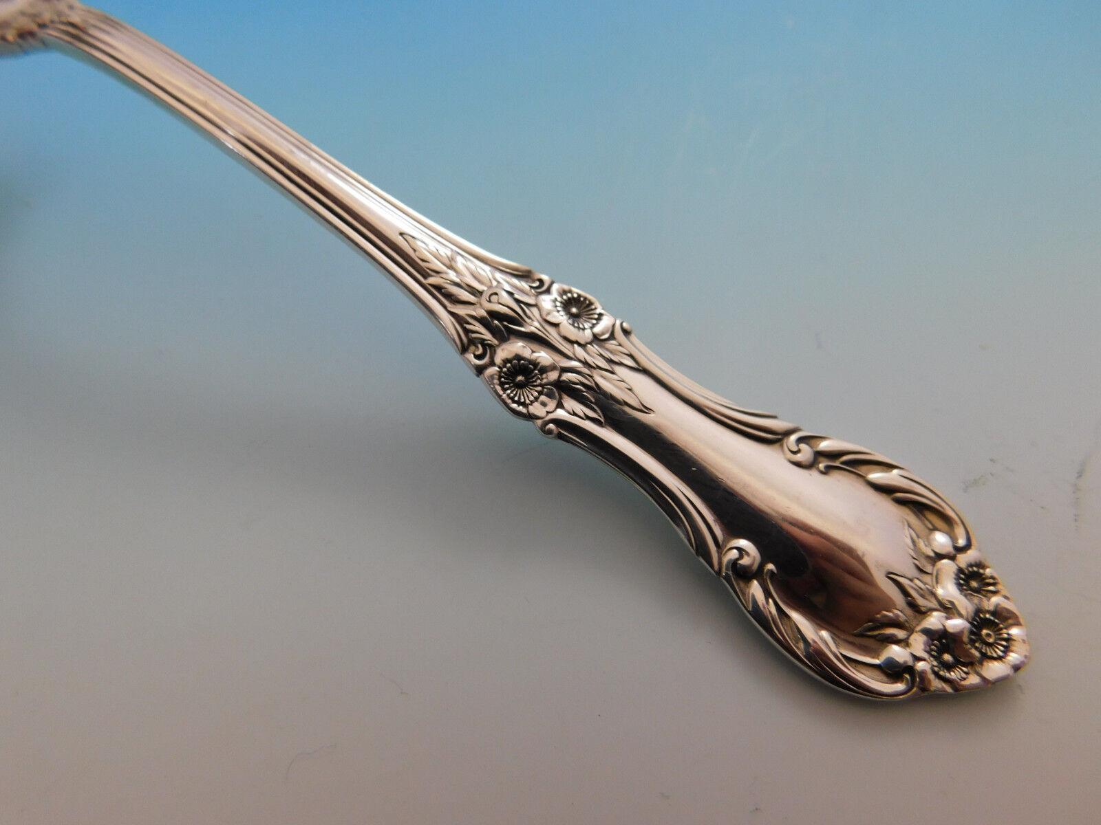 Wild Rose by International Sterling Silver Cubiertos Servicio 12 Set 90 piezas Cena mediados del siglo XX en venta