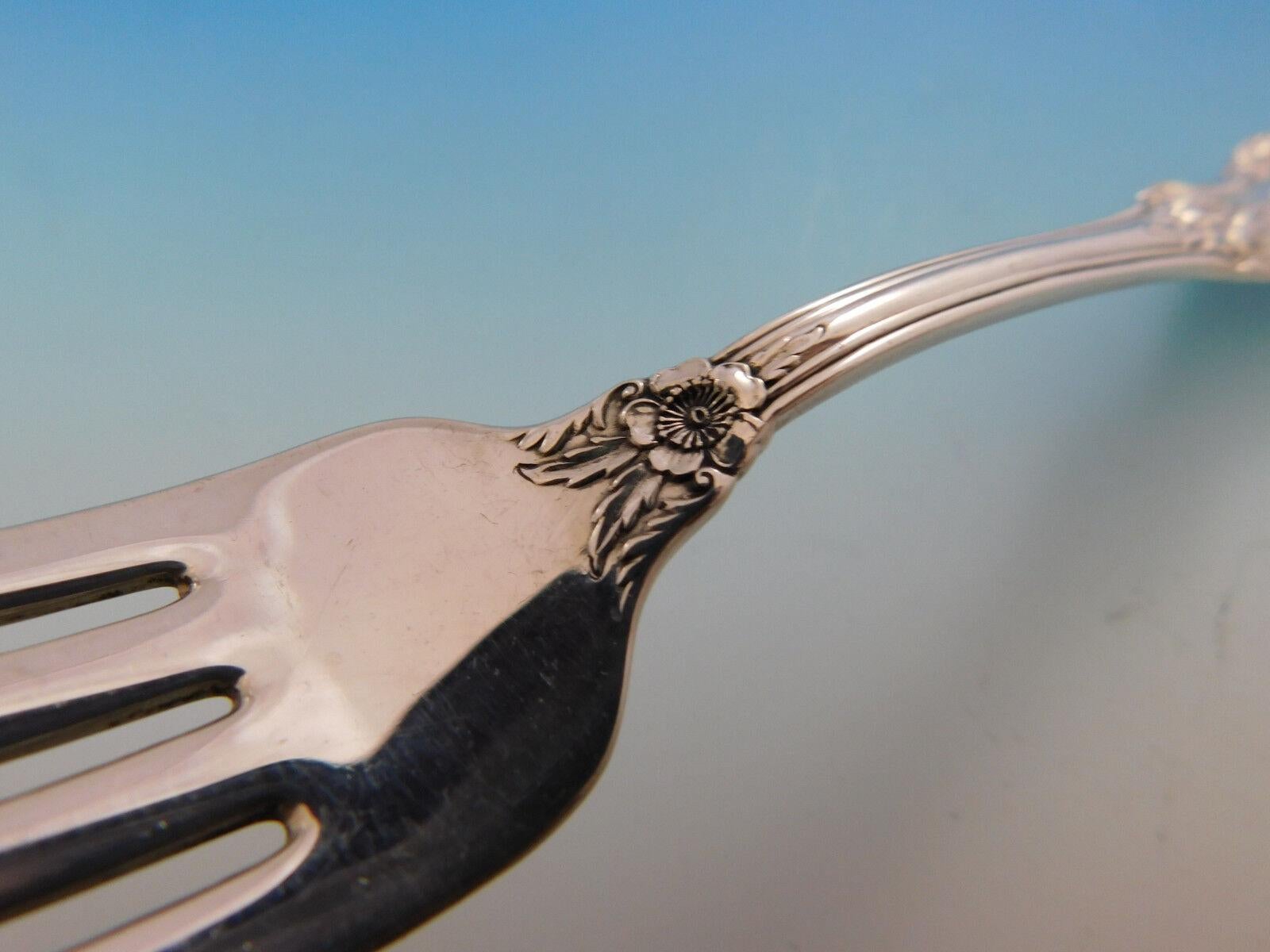 Wild Rose by International Sterling Silver Cubiertos Servicio 12 Set 90 piezas Cena Plata esterlina en venta