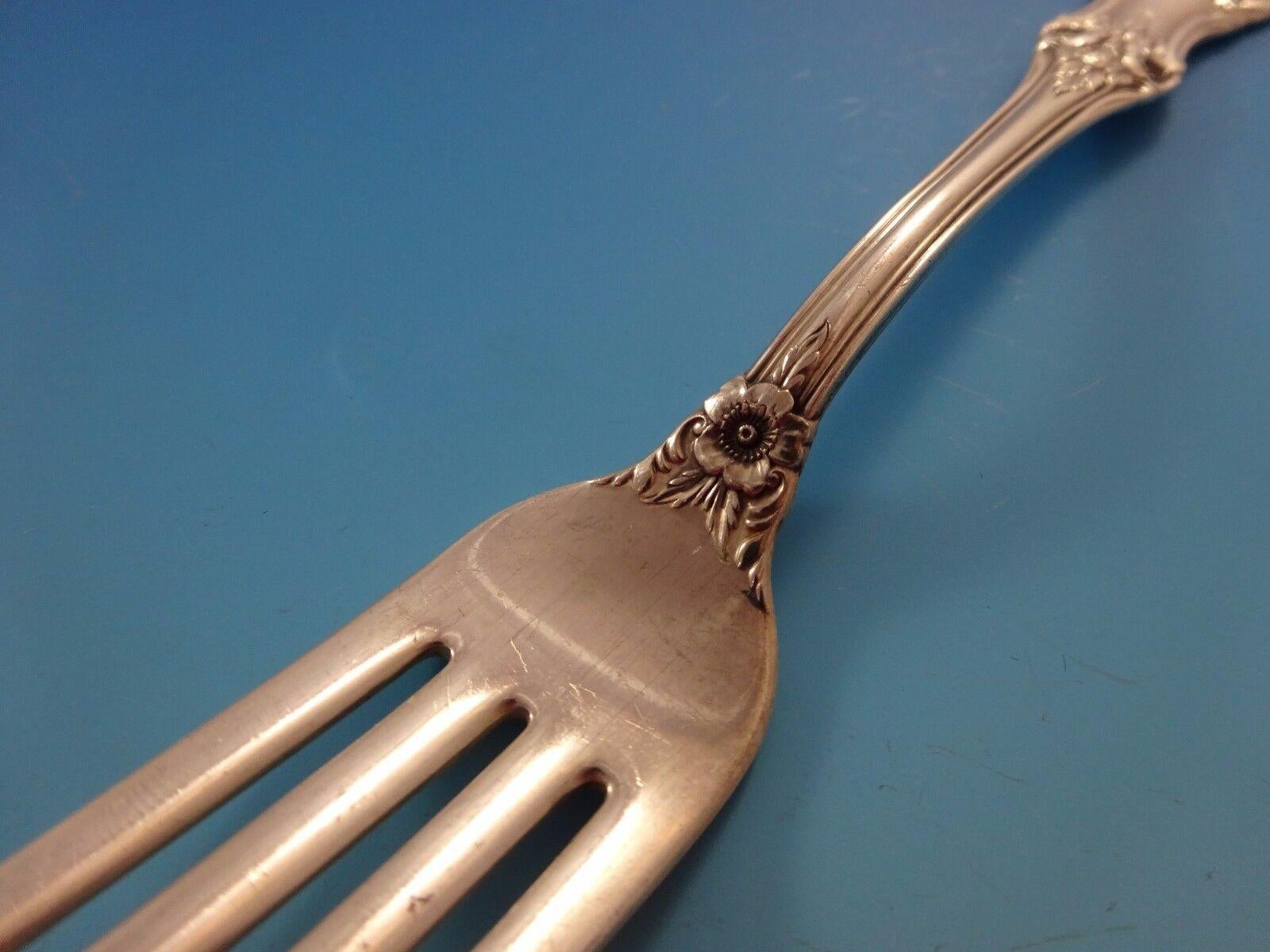 Wild Rose by International Sterling Silber Besteck 8er Set 45 Pieces (Mitte des 20. Jahrhunderts) im Angebot