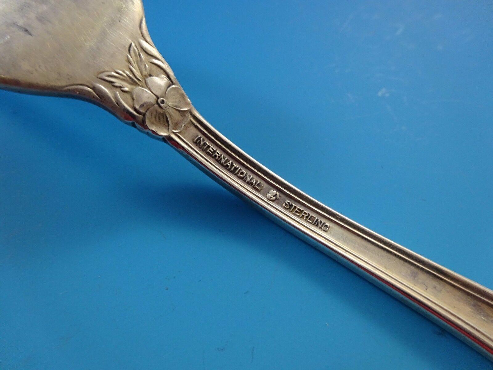 Wild Rose by International Sterling Silber Besteck 8er Set 45 Pieces (Sterlingsilber) im Angebot