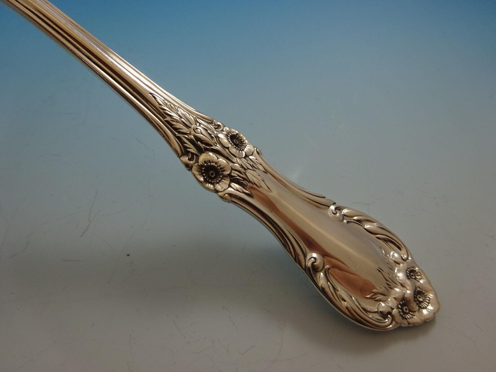 Service de couverts Wild Rose by International Sterling Silver 38 Pieces Excellent état - En vente à Big Bend, WI