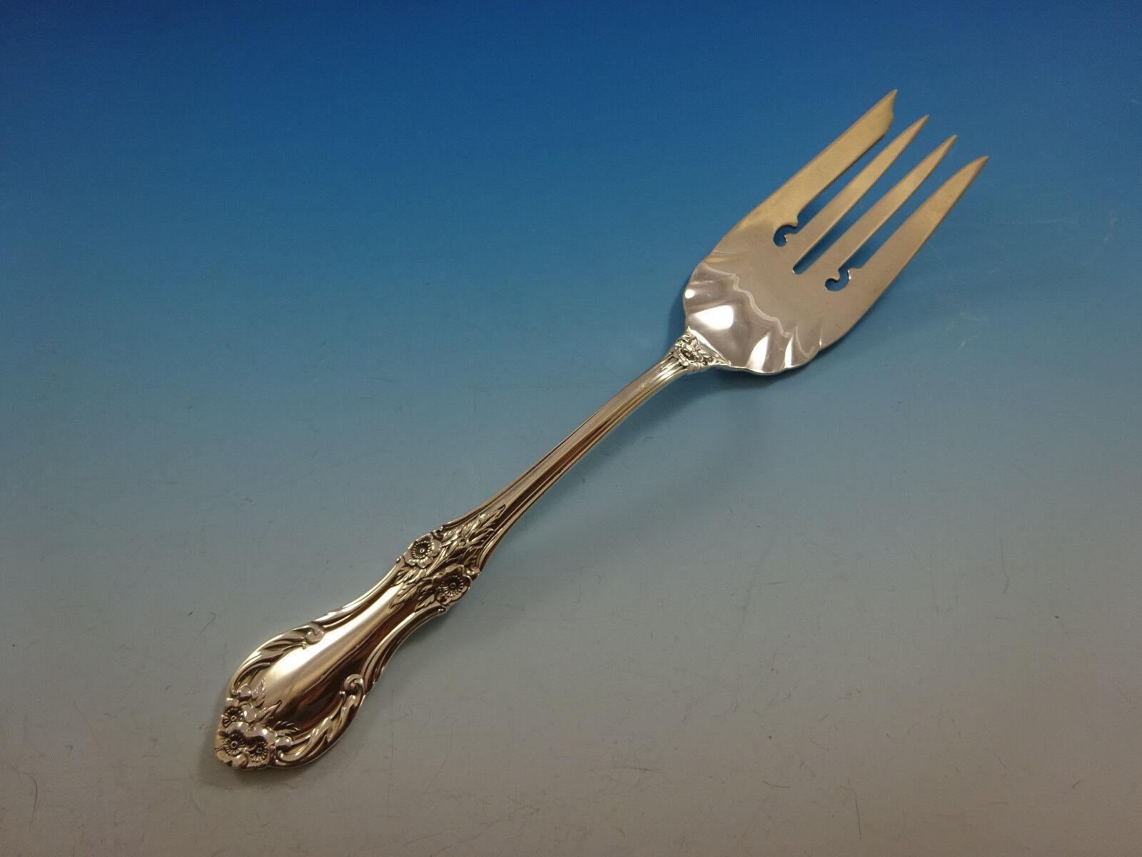 Service de couverts Wild Rose by International Sterling Silver 38 Pieces en vente 2