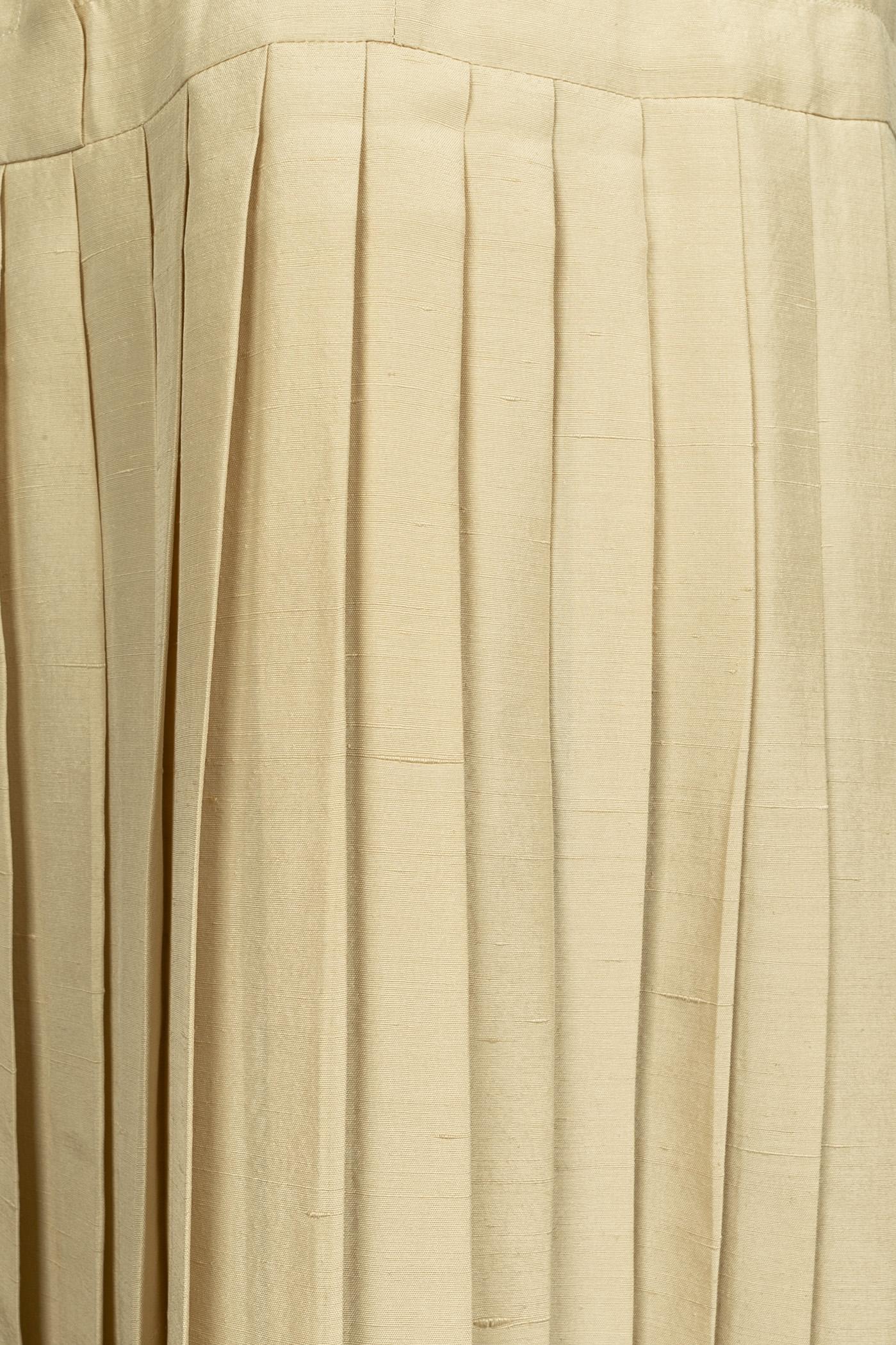 Wildseidenkleid 1960er Jahre im Angebot 3