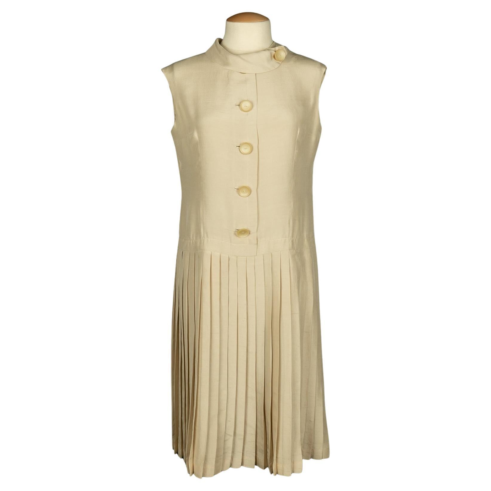 Wildseidenkleid 1960er Jahre im Angebot
